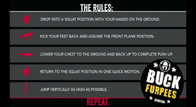 How to do a burpee, Spartan Race