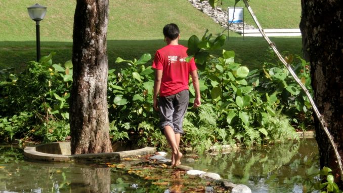 Barefoot walking and balance