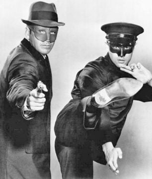 Van Williams and Bruce Lee in Green Hornet Poster