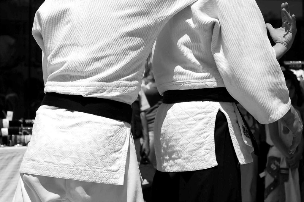 What did the black belt originally represent?