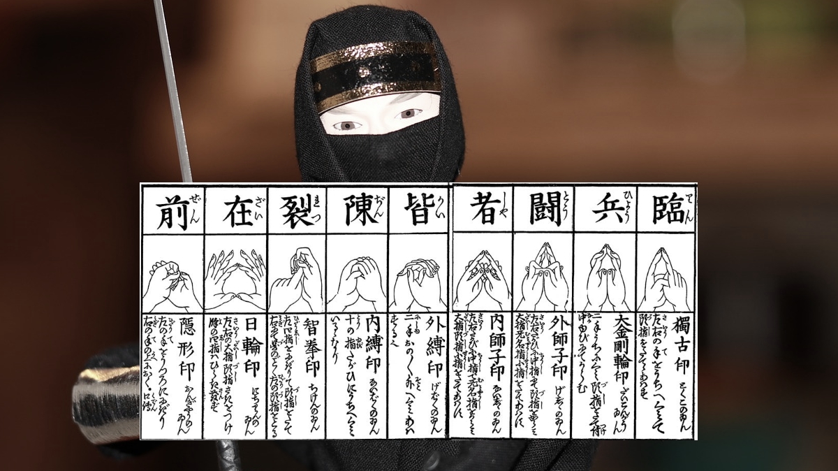 Ninja hand signs: meaning and execution 